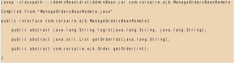 A javap parancs használható ugyanezen információ megszerzésére IDE használata (pl.: Eclipse) nélkül. A legtöbb JDK20 tartalmazza a javap-ot.