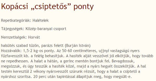 Receptek Sokác cserépedényes bab Repetkategóriák: Zöldséges ételek Tájegységek: Sárközi csoport Nemzetiségek: Horvát (Mohács, Vikár Csaba közlése) Nem az étel maga a különleges, hiszen ez egy finom