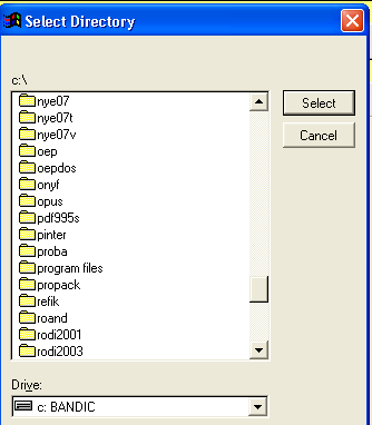 ikonra kattintva azt az elérési utat kell megadniuk, ahol az abevjava_start.bat található! (A telepítő program a következő utat kínálja fel: c:\program Files\Abevjava.