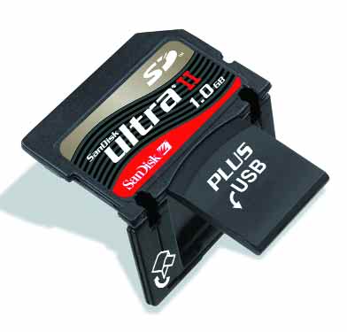 SanDisk Ultra II SD Plus kártya Az Ultra II-es kártyacsalád legújabb tagja a SanDisk innovatív fejlesztése az