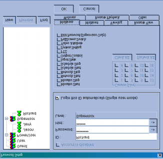 3. Fejezet Main System, avagy a Fő program Password Setup Jelszavak beállítása A főképernyőn az ikonra [Configure] kattintva, majd a felgördülő menüben a {Password Setup} sort választva a következő