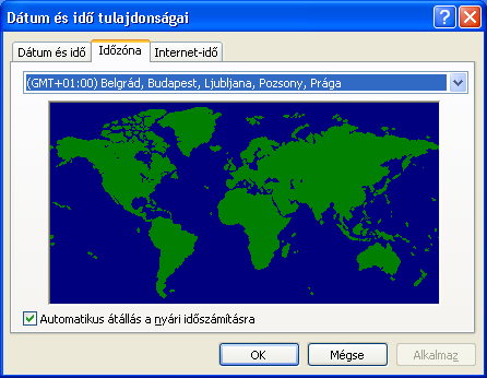 Vezérlőpult programjai I. 2.