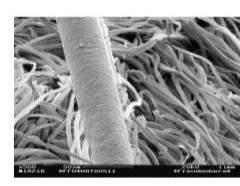 Mikroszál Hogyan működik? Mi a mikroszál Nagyon vékony mesterségesen előállított szál.