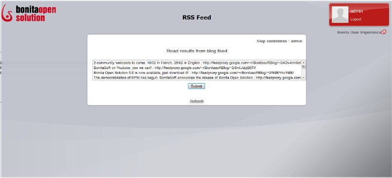 Bonita - Konnektorok készítése Groovy editorral fogjuk ezt az új Widget-et a megjelenítendő tartalommal feltölteni, amiben a 8-3 Programlista scriptje segít.