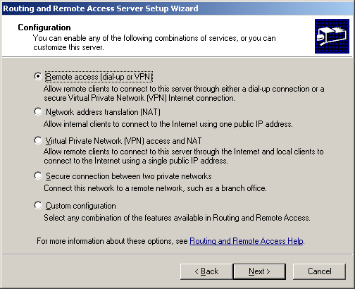 Kiszolgáló a hálózatban Windows Server 2003 R2 4.27.