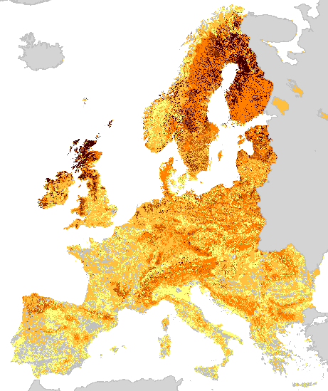 35 Európa szintű modell input Adatforrás