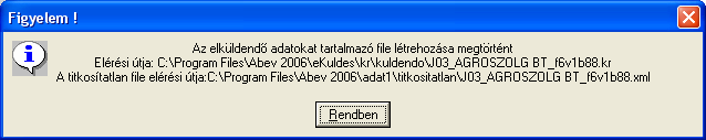 Felhívjuk a figyelmet, hogy a hibátlan adóbevallás illetve a hibásan kiállított bevallás esetében is mód nyílik a bevallás Elektronikus feladására és a