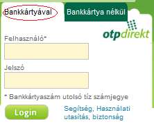 I. OTPdirekt Internet Banking: Azonosító lépések I.1. Azonosítás OTP Bank Románia által kibocsátott bankkártya segítségével 1. lépés Lépjen be honlapunkra: www.otpbank.ro/hu/ 2.
