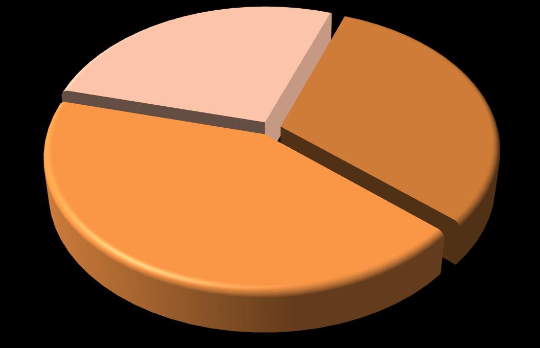 4. ábra: A minta megoszlása évfolyam szerint (%) Köztes évfolyam (nem elsős és nem végzős); 26,5 Első évfolyam; 30,9 Végzős (utolsó éves, egy éven belül államvizsgát tervez); 42,6 Forrás: Diplomás