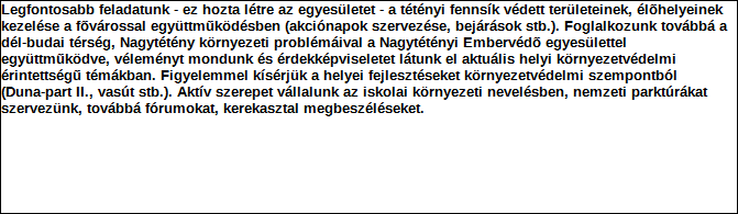 1. Szervezet azonosító adatai 1.1 Név 1.2 Székhely Irányítószám: 1 2 2 2 Település: Budapest Közterület neve: Nagytétényi Közterület jellege: út Házszám: Lépcsőház: Emelet: Ajtó: 35. 1.3 Bejegyző határozat száma: 0 1.