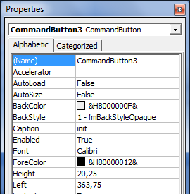 Excel adatkezelés alapjai Form objektumok - commandbutton - list - combobox - textbox - label - picture