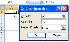 EXCEL 2007 : www.pszfsalgo.hu, : radigyorgy@gmail.com, : 30/644-5111 A kétváltozós adattábla csak egy képletet tartalmaz (a fenti példán: =G3^G6), az adattábla bal felsı sarkába (A2-be) beírva.