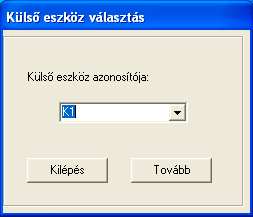 Szereltkábel munkaprogram készítése és programozása A Kábel.exe program feladata: 1. készülékekben használt munkaprogramok szerkesztése 2. munkaprogramok fordítása 3. munkaprogramok betöltése 4.