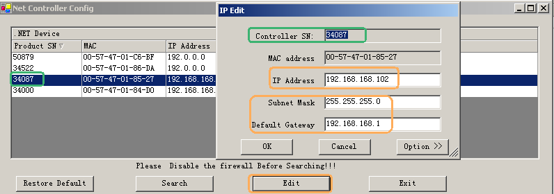 10.2 TCP/IP all controllers are in the