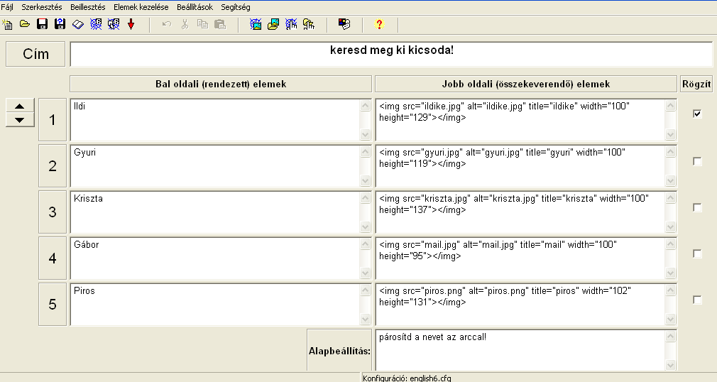 27. ábra A teszt html-képe