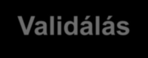 CREMAP ET A Validálás Vízgyűjtő területek P CCHUN (mm) R VIZIG (mm) Vízmérleg ET (mm) CREMAP ET (mm) Eltérés (mm) Eltérés (%) Zalalövő 648.49 58.