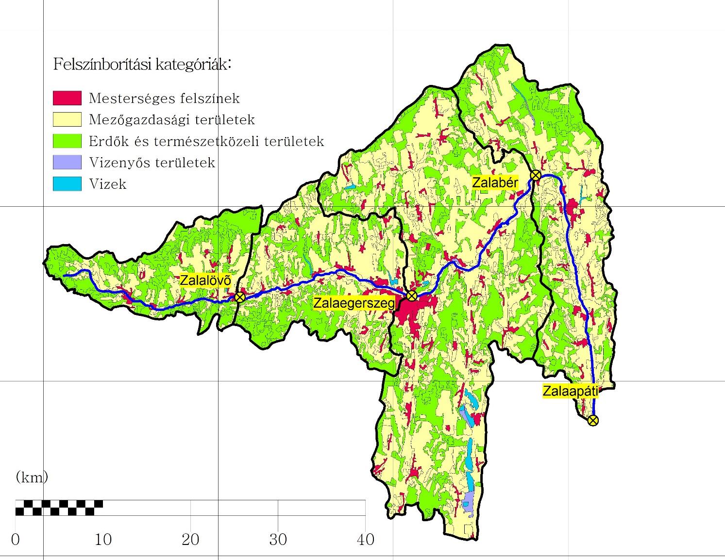 ZALA VÍZGYŰJTŐ Zala-Zalalövő Zala-Zalaegerszeg