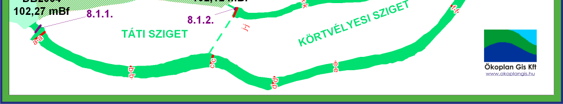 1. A Táti sziget és mellékág kiemelt természeti értékő folyami öko-rendszer megújításának feladatai 1.