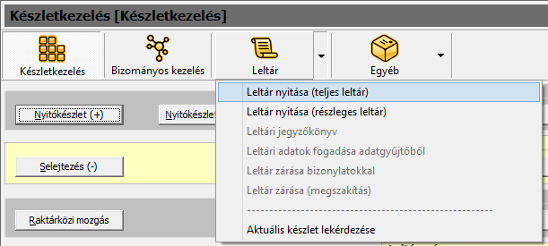 fogja), egy szállító partnernek egy időben csak egy fogyási jelentése lehet nyitott (azaz még nem került számlázásra). A fogyási jelentés megszüntetése a [Lemondás] gombbal lehetséges. 6.