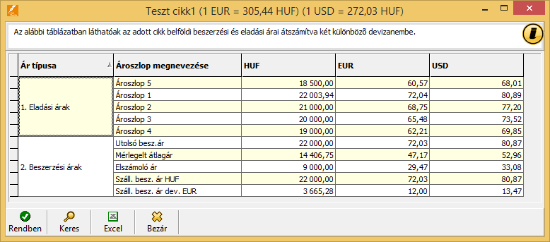 Amikor olyan cikket rögzítünk a bizonylatra, amely tapadó cikket tartalmaz, akkor az [Új sor (F3)] gomb megnyomása után a program automatikusan felviszi a bizonylatra a cikkhez rögzített tapadó