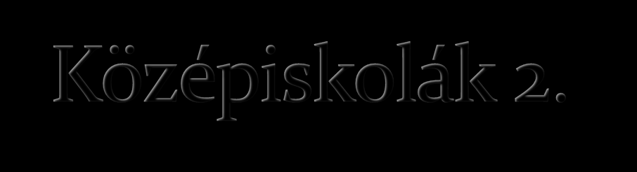 1867-ben az egyházak tartották fenn a középiskolák 90%-át. 1914-ben viszont már csak 55%-ukat.