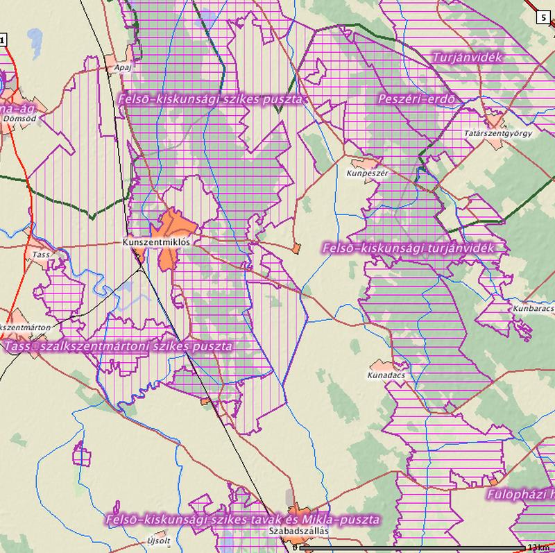 HELYZETFELTÁRÓ- HELYZETELEMZŐ - HELYZETÉRTÉKELŐ MUNKARÉSZEK 137 Forrás: Természetvédelmi Információs Rendszer, 20