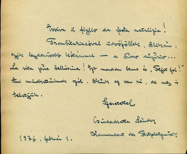 150. Huszka Jenő: Részben autográf levél Igen tisztelt Sugár Úr megszólítással Budapest, 1935.03.28. 1 beírt oldal. Gépírás, autográf aláírással. 220x213 mm Szélén lyukasztva, a lapszélek porosak.