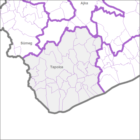 Tapolca várostérsége Pozícionálás Veszprém megye DNy-i, területe döntő többségében a Balaton Kiemelt Üdülőkörzetéhez tartozó részén a megye területének 11,7%-án itt él a megye lakosságának 10%-a.