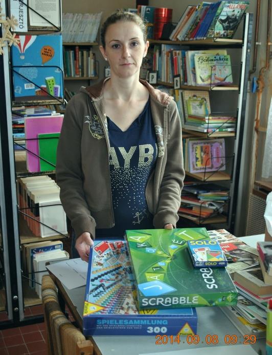 Új játékok a könyvtárban A Somogy Megyei Könyvtári Ellátó Rendszeren keresztül a könyvtárunk kapott három garnitúra társasjátékot, mely Huszics-Németh Tünde, sávolyi születésű fiatalasszony