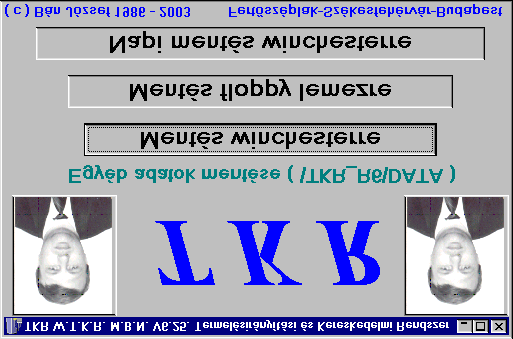 - 25-6.1. Segéd funkciók : 6. 1. Adat mentés : 6.1.1. Alapadatok mentése ( \ABC\ADAT ) : 6.