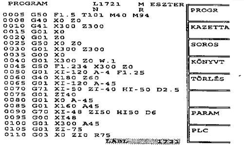 CNC szerszámgépek Dudás László-Valászik Árpád Forgácsolási technológia I Műszaki könyvkiadó 1984 Herman Wellers* Norbert Kerp * Fritz Lieberwitrth Bevezetés a CNN szerszámgépek programozásába