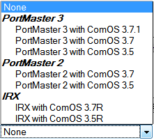 SELECT, OPTGROUP, OPTION III. Példa <SELECT name="comos"> <OPTION selected label="none" value="none">none</option> <OPTGROUP label="portmaster 3"> <OPTION label="3.7.1" value="pm3_3.7.1">portmaster 3 with ComOS 3.