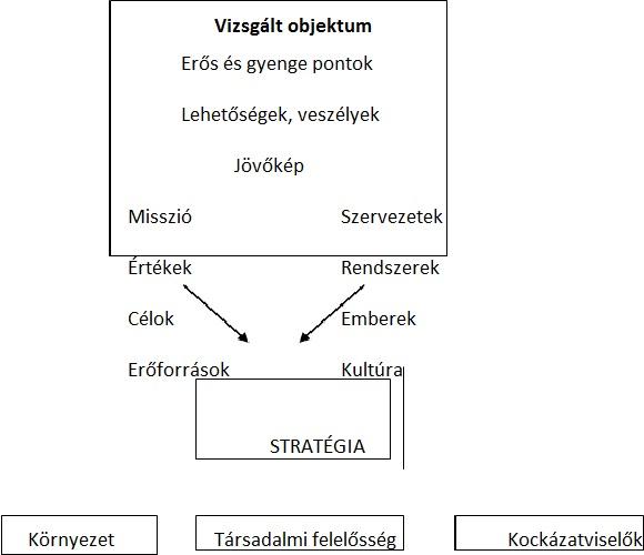 2. A SWOT elemzés a stratégiai tervezés folyamatában az objektum, és környezete összefüggéseit vizsgálja.