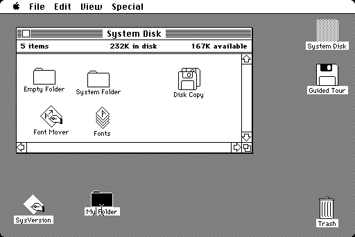 4. Generáció 1984 Macintosh Apple, első