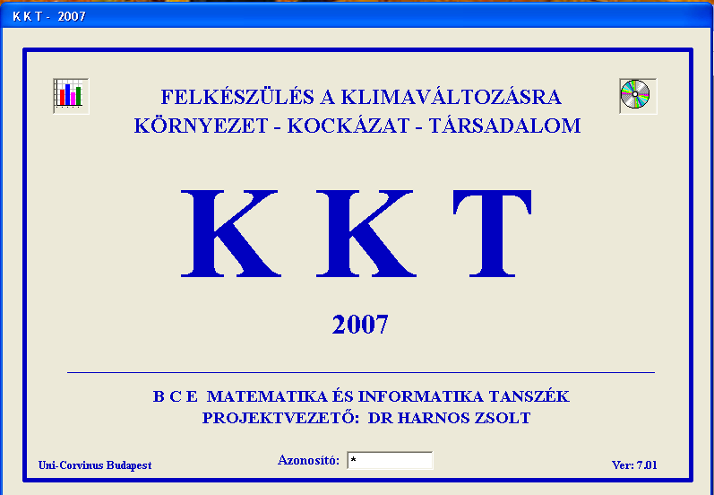 hőmérsékleti adatokból következtethető változások leszűrését, vizsgálatát biztosítja a programrendszer. 8. ábra: A KKT Program bejelentkező képernyője 9.