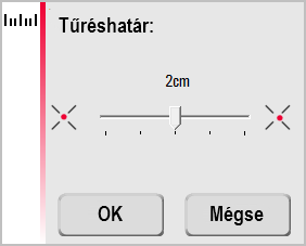 A helyzet visszaállítása lépésről lépésre Ez a funkció lehetővé teszi a 3D Disto helyzetének visszaállítását egy korábban, a Biztos Helyzet folyamat során megadott koordináta-rendszerben, például