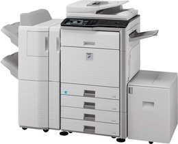 Sharp MX-M363N Nyomtatás, Másolás, Szkennelés, Faxolás, Archiválás Oldal/perc: 36 (fekete-fehér) Papírkapacitás: alapkiépítésben 1100 lap, maximum 5600 lap Csúcsminıségő 1200 x 1200 dpi nyomtatás &
