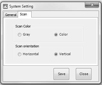 2. Nyomja meg a Scan (Szkennelés) gombot 2 másodpercig a szkenner bekapcsolásához. Ellenőrizze, hogy a képernyőn megjelenik-e a következő ikon: 3.