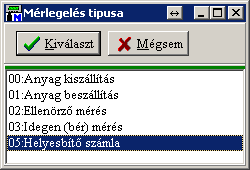 METRISoft KFT PortaWin (PW2) Jármű mérlegelő program 45/19 Ennek függvényében az összes összetartozó tétel újrafeladásra kerül a fent említett módon:a kiválasztott tételek javításra a nyitott mérések