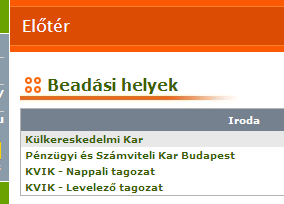 Kérelmek benyújtása A hallgató tanulmányaival kapcsolatosan kérelmet nyújthat be. A kérelmeket a kari Tanulmányi Bizottság bírálja el.