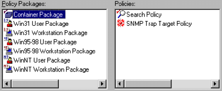 Munkaállomások menedzsmentje Microsoft policy-k tárolása NDS objektumként (policy package):!