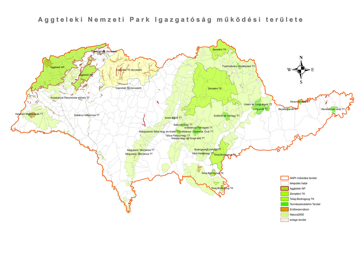Aggteleki Nemzeti Park Hazánk nemzeti parkjai közül ez az első, amelyet hangsúlyozottan a földtani természeti értékek, a felszíni formák és a felszín alatt húzódó barlangok megóvására hoztak létre