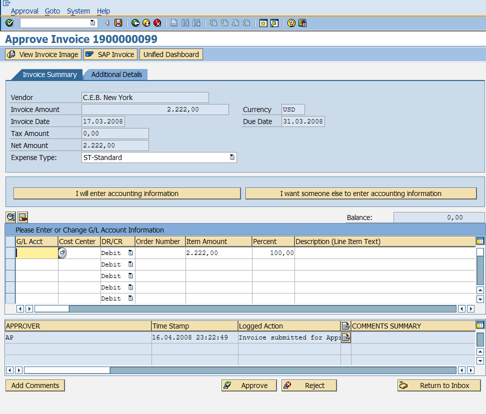 Számlajóváhagyás és kontírozás egy felületen Jóváhagyás portál vagy SAP GUI felületen Egykattintással elérhető háttér info.