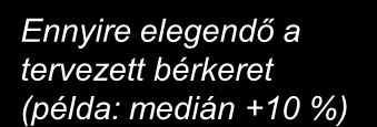 Bér Mire elegendő a bérkeret? Bérmodellezés keretében a bérszínvonal meghatározása a tervezett bérkeret, valamint a munkaerő-piaci információk alapján.