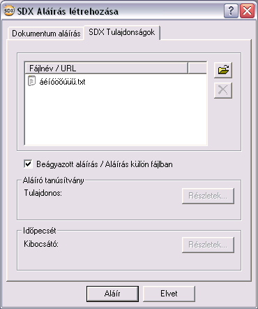 PKI integráció SDX (E-Group) kliens: alkalmazás tanúsítványok kártyaolvasó driver kártya driver A Desktop, My Computer, Windows Explorer felületéről jobb