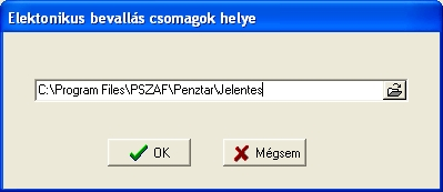 PSZÁF Elektronikus tagdíj-bevallás projekt Felhasználói kézikönyv 11/110 2.3.