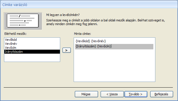: www.pszfsalgo.hu, : radigyorgy@gmail.com, : 30/644-5111 Access 2007 Folytassuk a formázást Elrendezési nézetben. A Számlaszám legyen nagyobb mérető. Az Árunév legyen szélesebb.