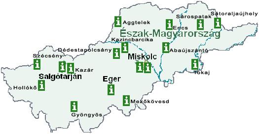 Észak- Magyarország Zempléntől Nógrádig Vaskultúra útja Barokk út