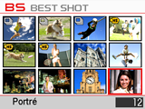 A BEST SHOT használata Mi a BEST SHOT? A BEST SHOT funkcióban egy sor, különféle körülményekhez kialakított, előre beállított felvétel minta áll rendelkezésre.