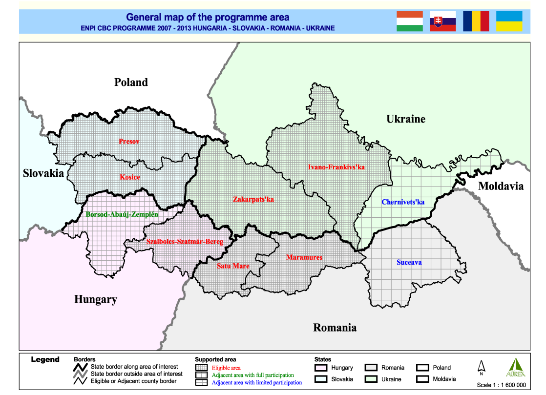 Magyarország-Szlovákia-Románia-Ukrajna Európai Szomszédsági és Partnerségi Eszköz Határon Átnyúló Együttműködési Program 1. Prioritás: Gazdasági és társadalmi fejlődés 2.